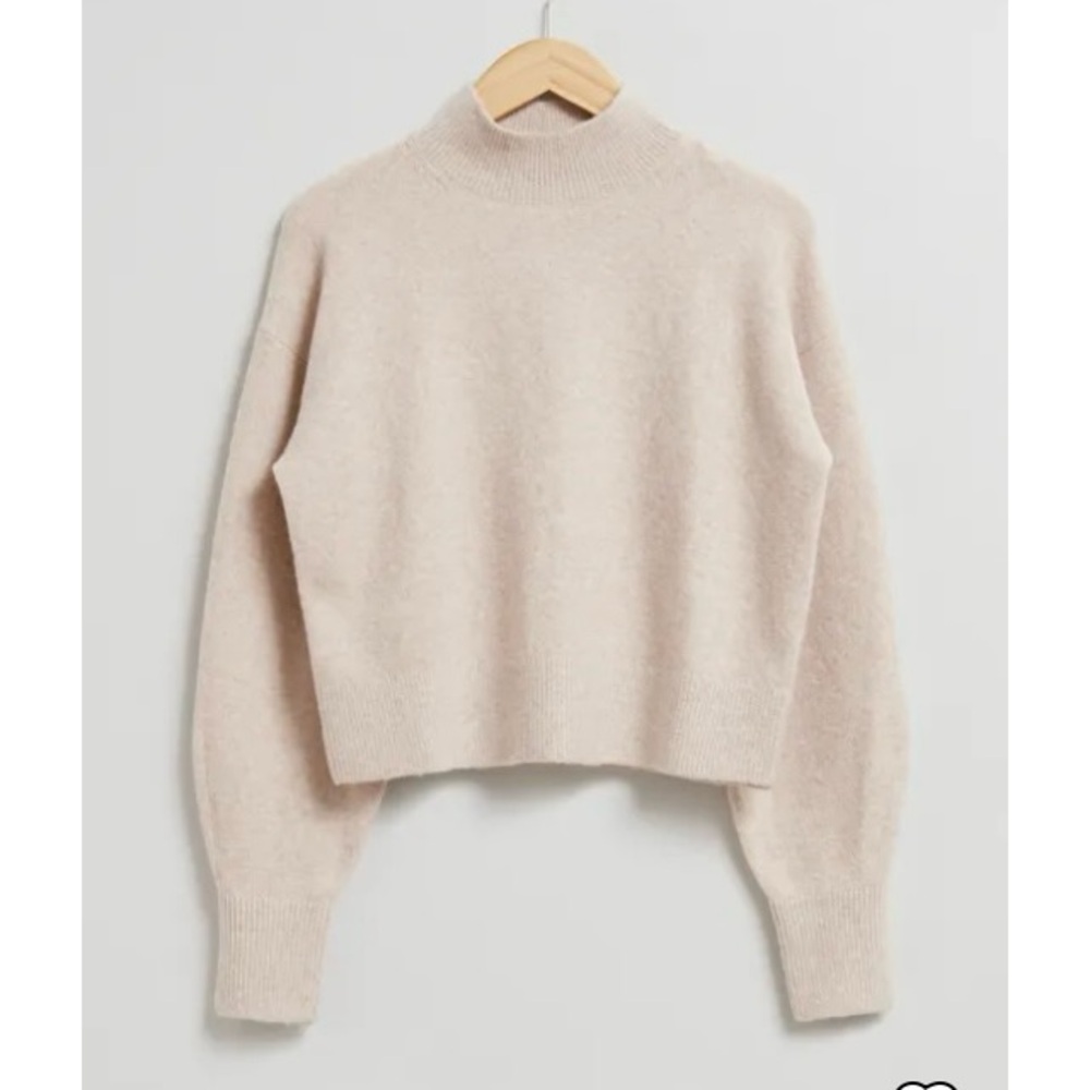 And other stories wool mock turtleneck